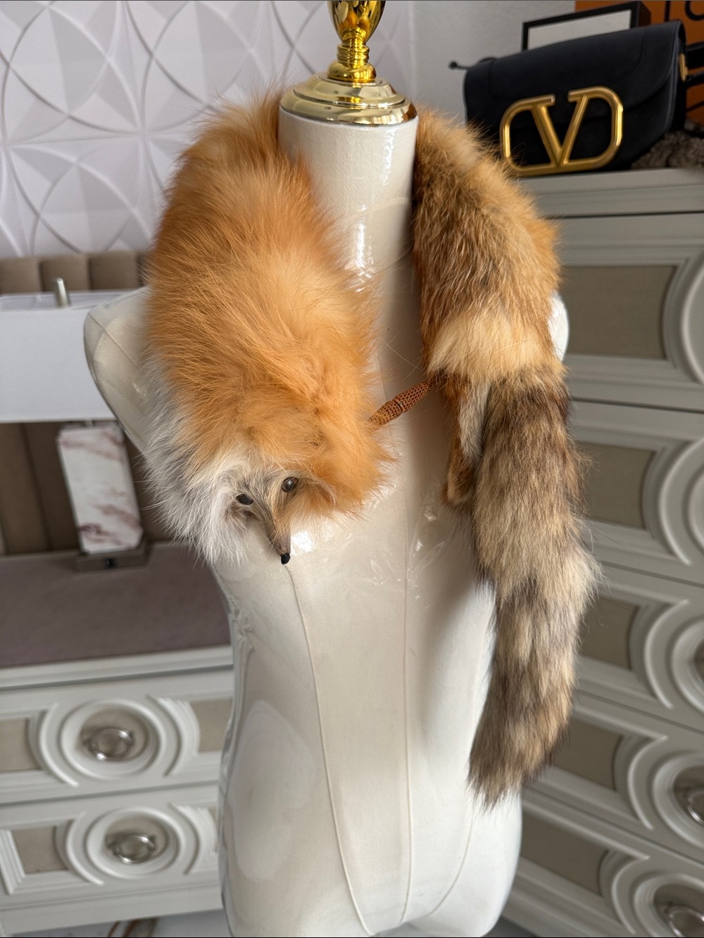 Red Fox fur scarf